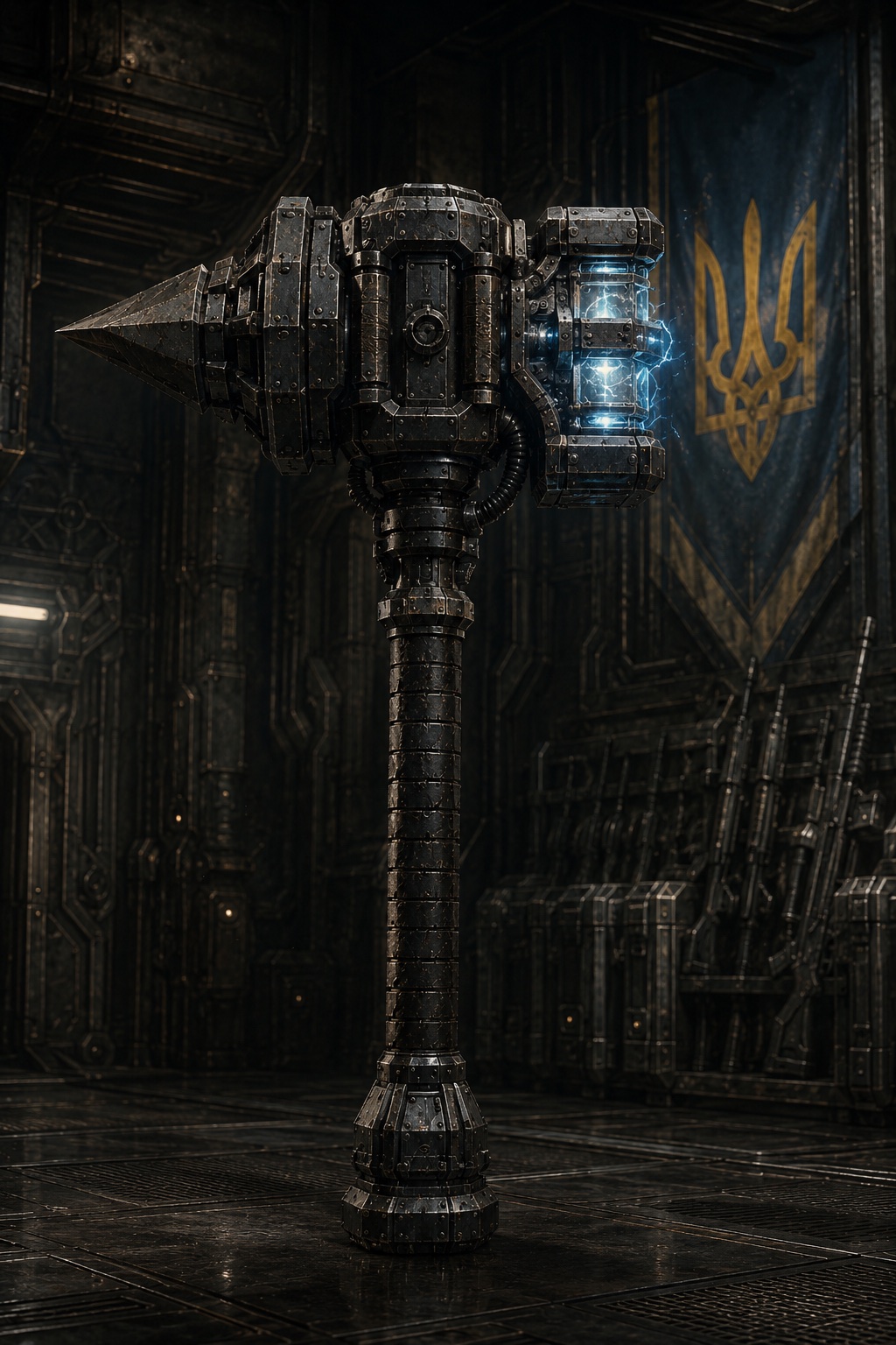 Combat hammer with plasma head